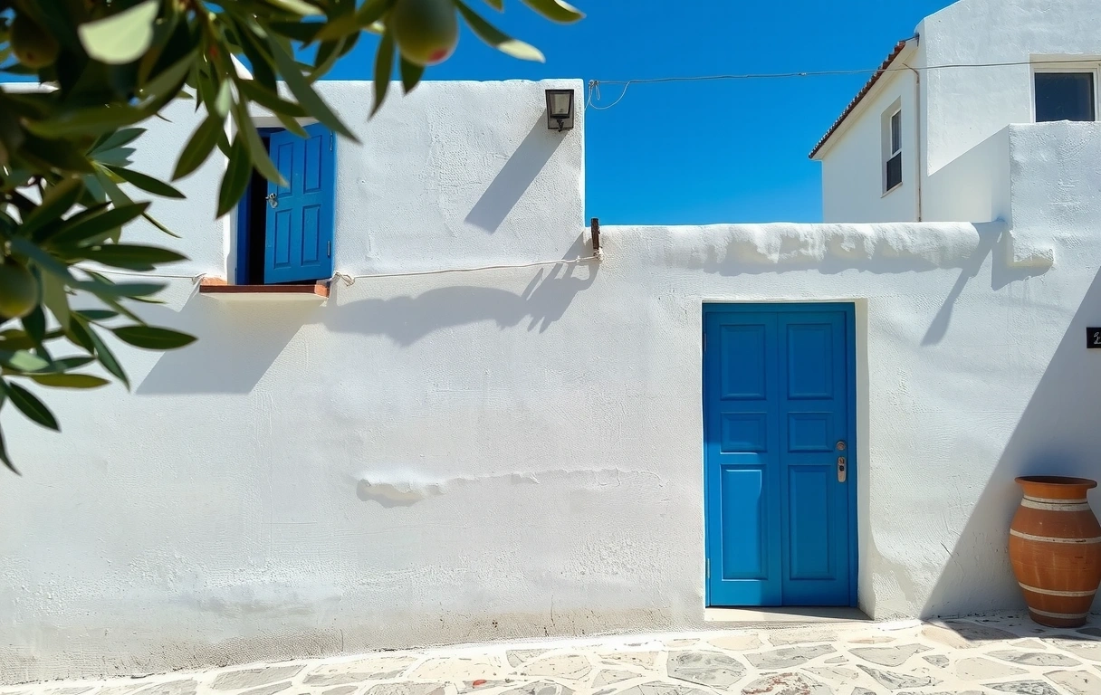 Callejón mediterráneo minimalista